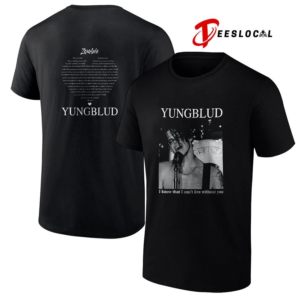 Yungblud I know that I can’t live without you Zombie graphic shirt