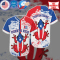 HOT Puerto Rico Coqui Frog Flag Custom Baseball Jersey