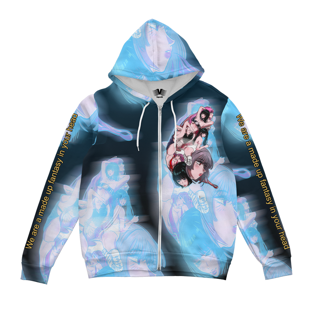 Just A Fantasy Zip Up Hoodie