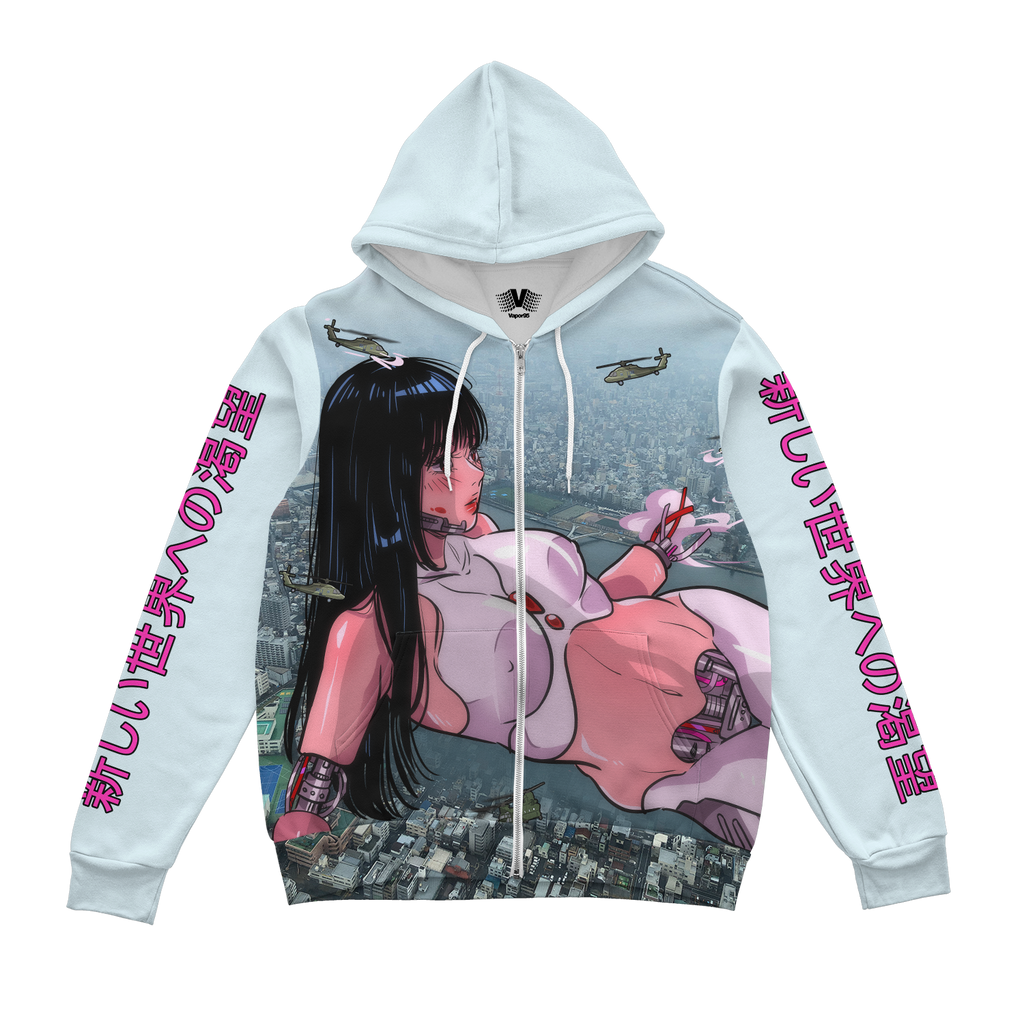 New World Zip Up Hoodie
