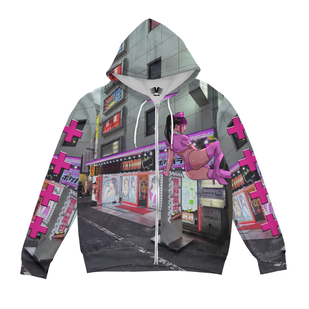 Shinjuku Nights Zip Up Hoodie