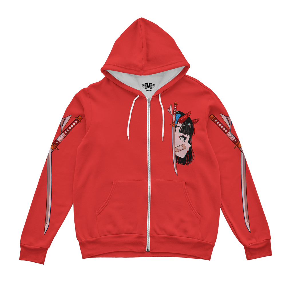 Death Of Me Zip Up Hoodie