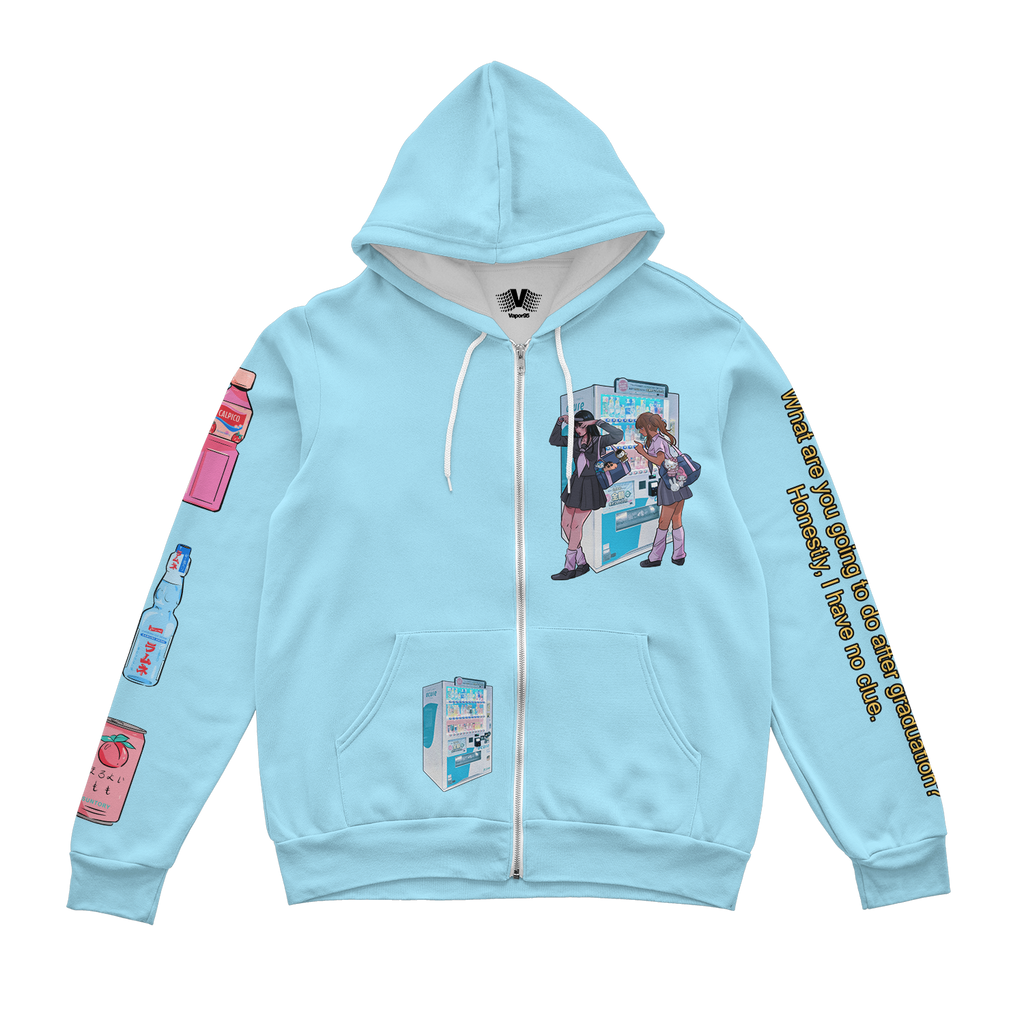 No Clue Zip Up Hoodie