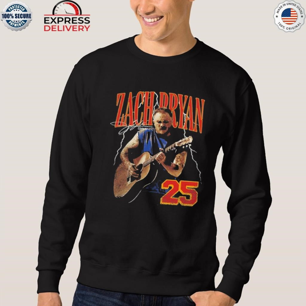 Zach Bryan 2025 Lightning Tour Quittin Time MetLife Shirt
