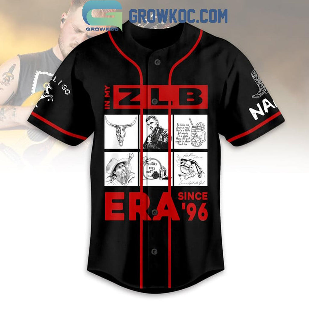 Zach Bryan The Quittin’ Time Tour 2024 Since 1996 Personalized Baseball Jersey