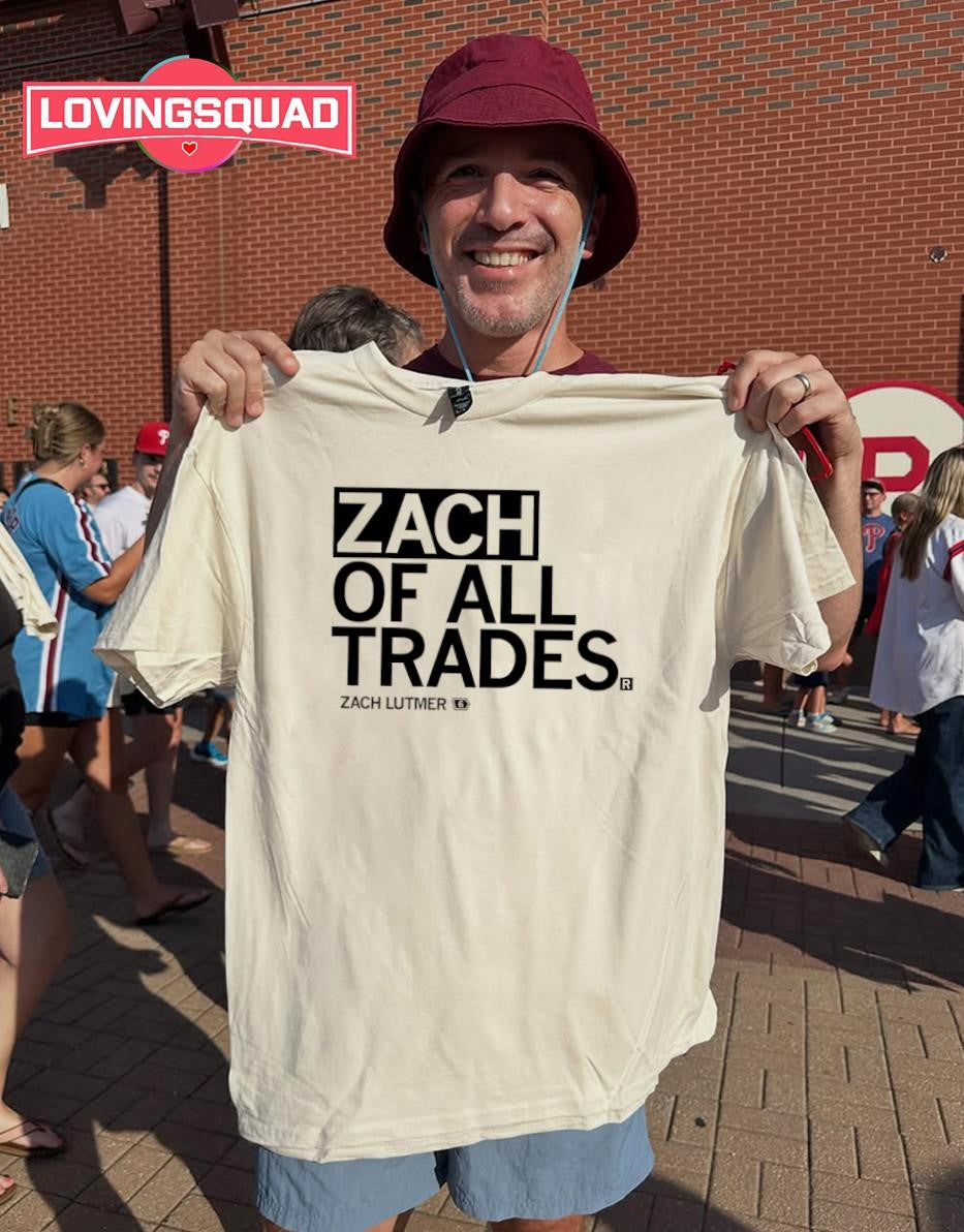 Zach Lutmer Zach of All Trades Iowa Hawkeyes T-shirt