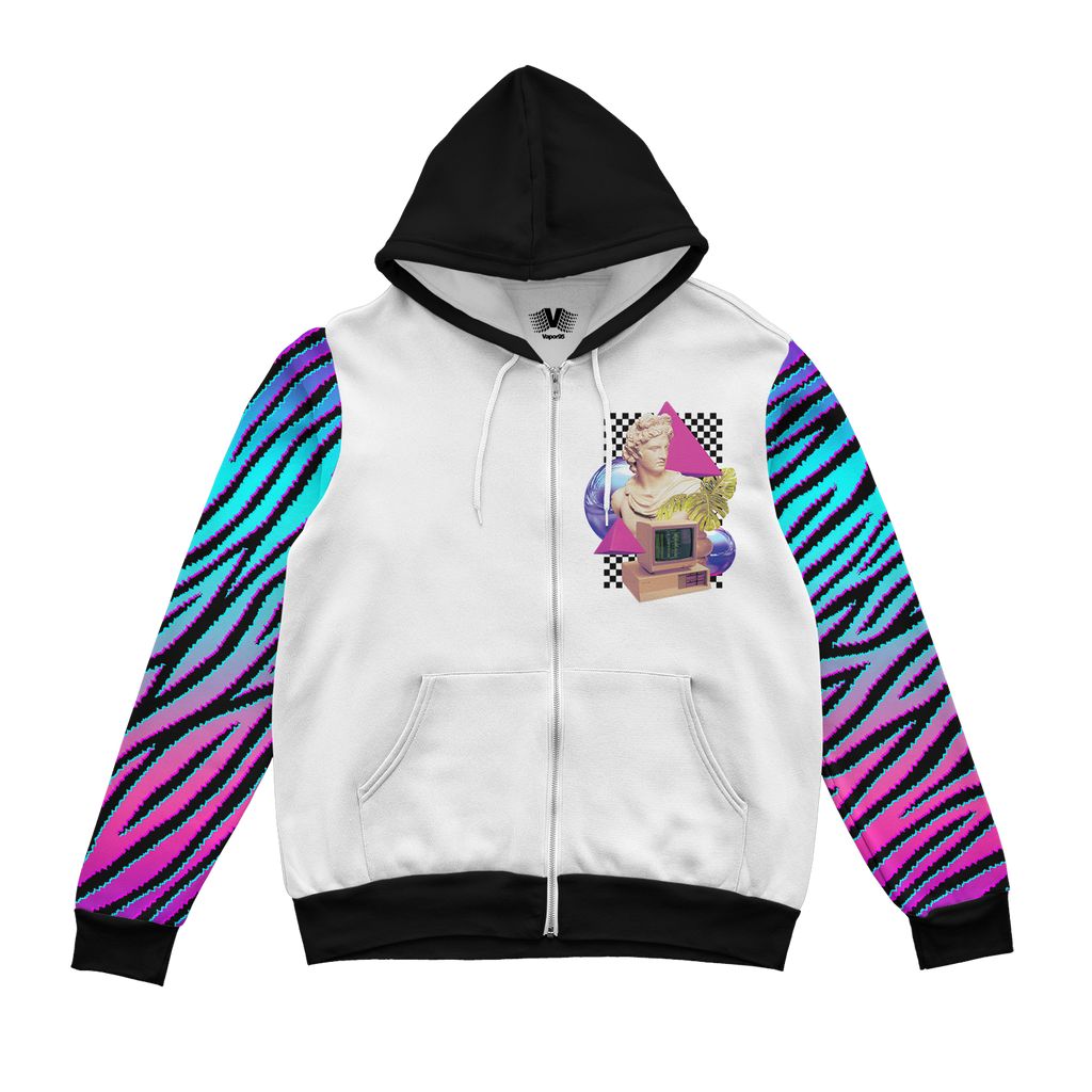 Mosaic Aesthetic Zip Up Hoodie