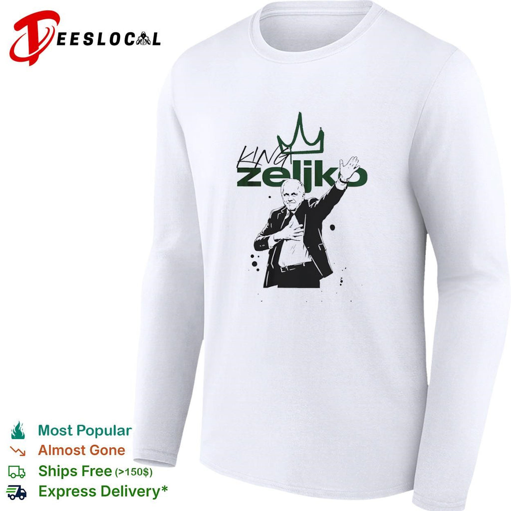 Zeljko Obradovic King Zeljko coach crown shirt