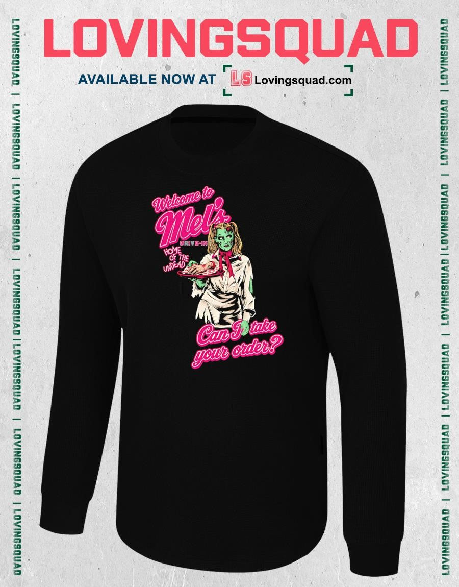 Zombie Welcome To Mel’s Drive-in Home Of The Undead T-shirt