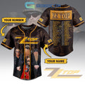 ZzTop Raw Whisky Tour Personalized Baseball Jersey