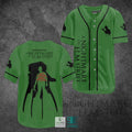 A Nightmare on Elm Street Horror Movie Green Baseball Jersey