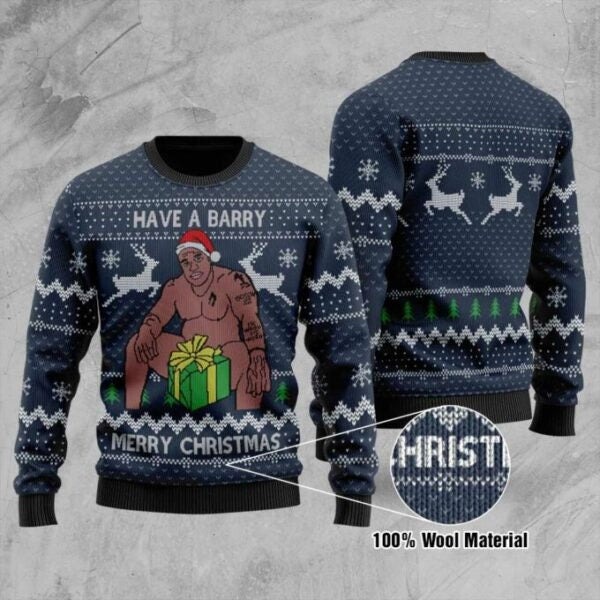 A Very Barry Ugly Christmas Sweater