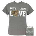 Leopard Heart-Graphite Heather SS-2033