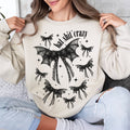 Gothic Halloween Coquette Bat-Crazy Retro Sweatshirt