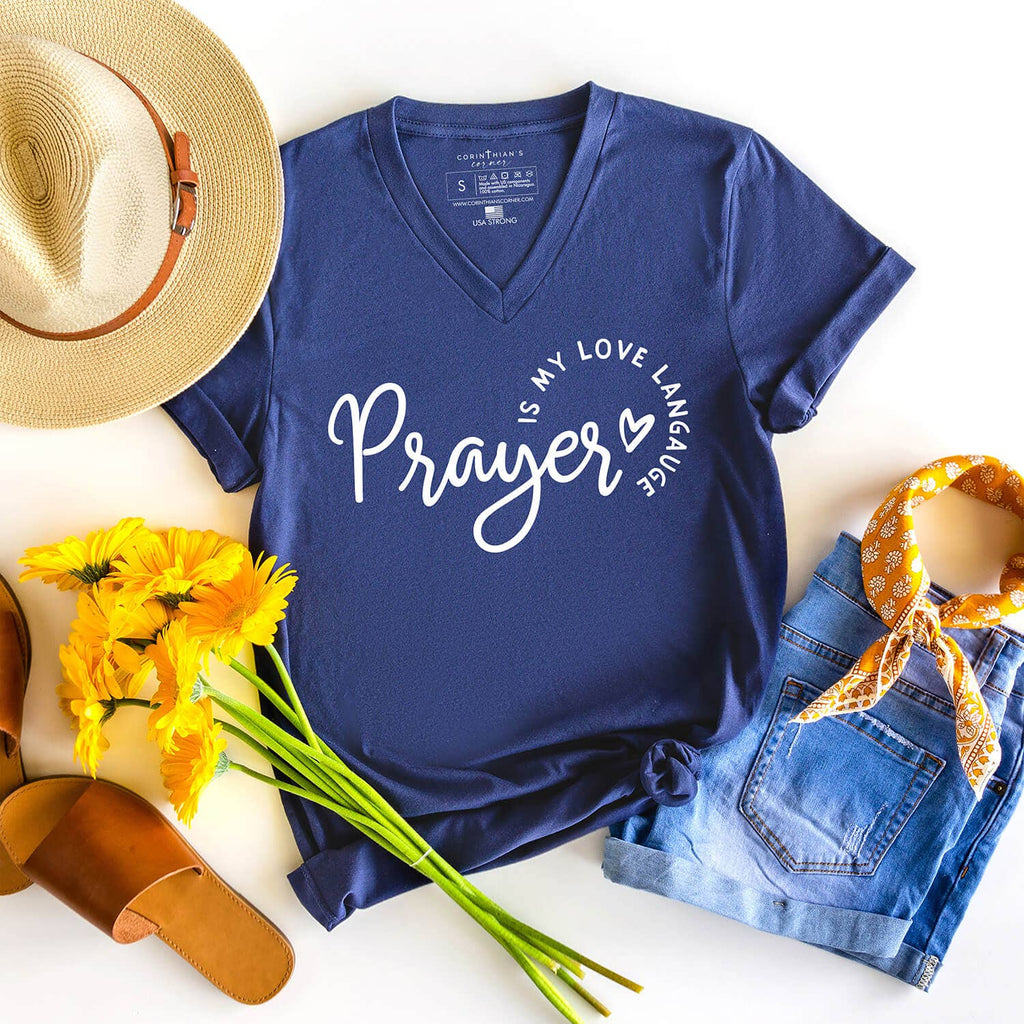 Prayer Is My Love Language V-Neck