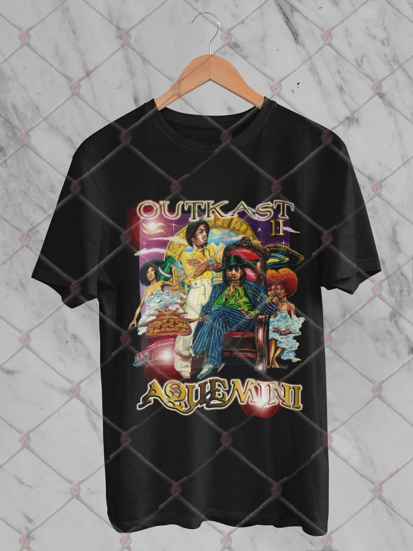 Outkast Aquemini 90s Vintage Unisex T-Shirt Famous Design