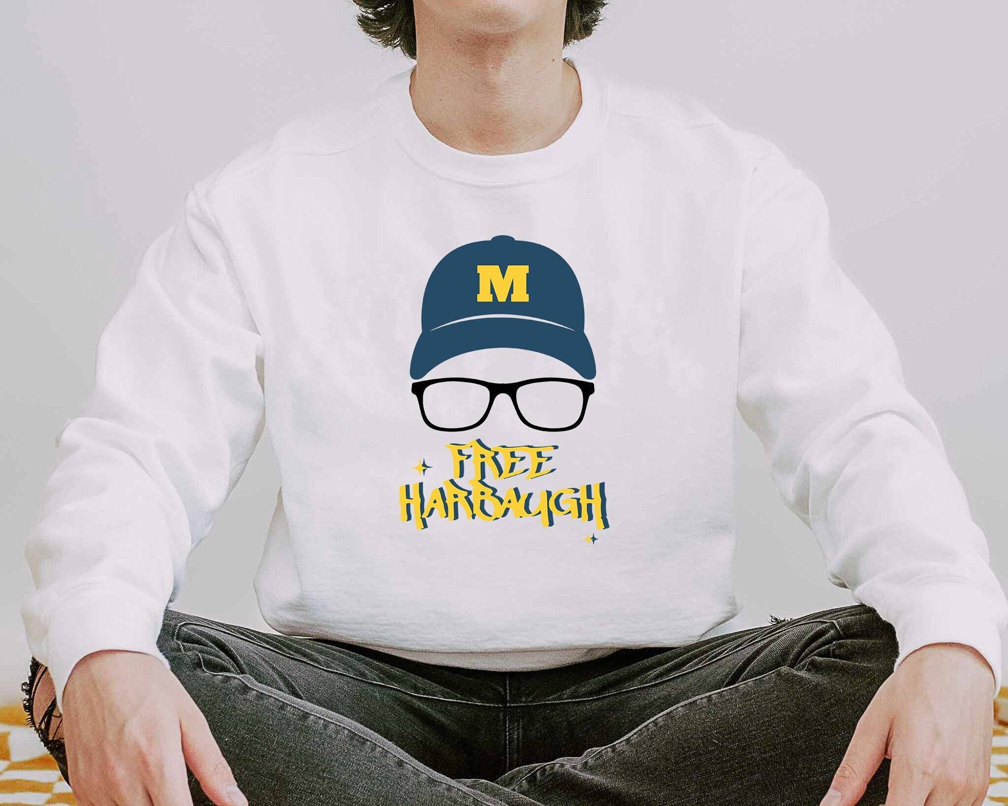Free Harbaugh Vintage Sweatshirt For Michigan Football Fans