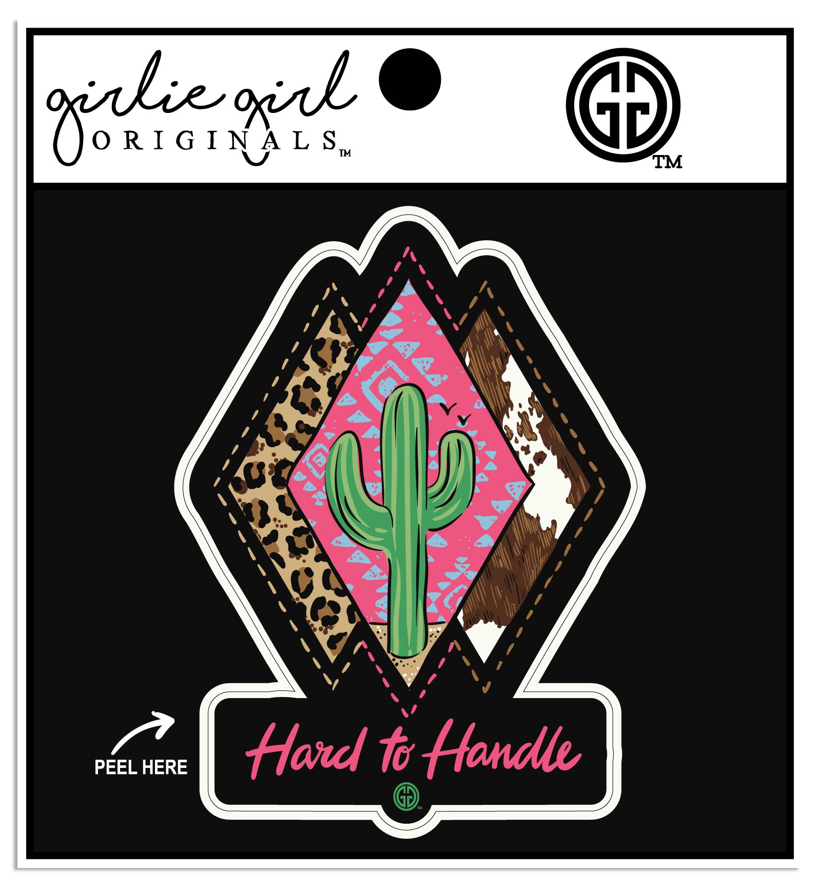 Decal/Sticker Hard To Handle 2465
