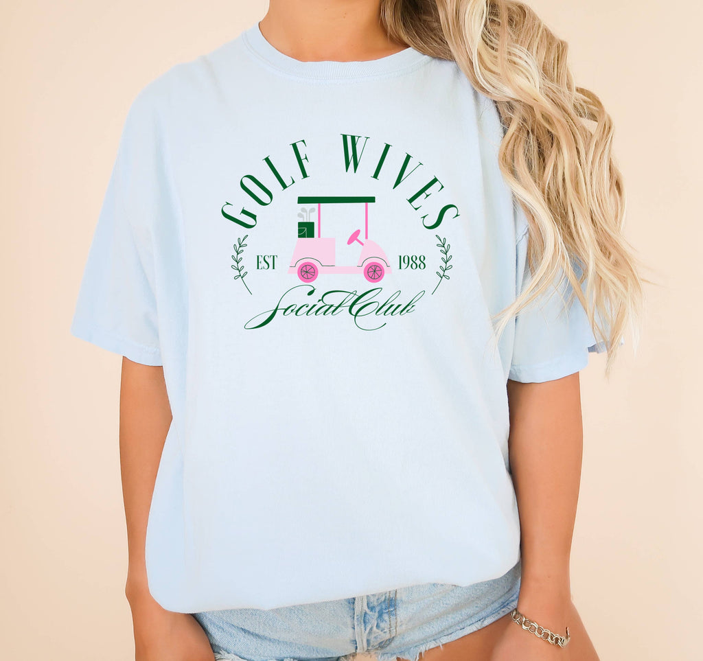 Transfer Only, Trendy Screen Print Transfer, Golf Wives