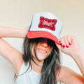 4th of July Trucker Hat – Patriotic Adjustable Foam Snapback Mesh Cap
