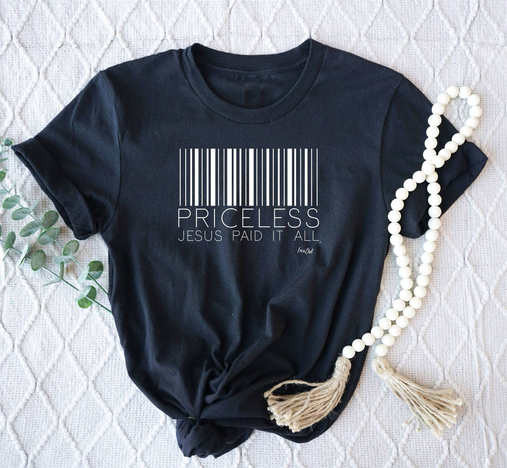 Priceless Black Bella Faith Based Graphic Tee