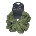 SCR-03 C.C Corduroy Scrunchie Olive