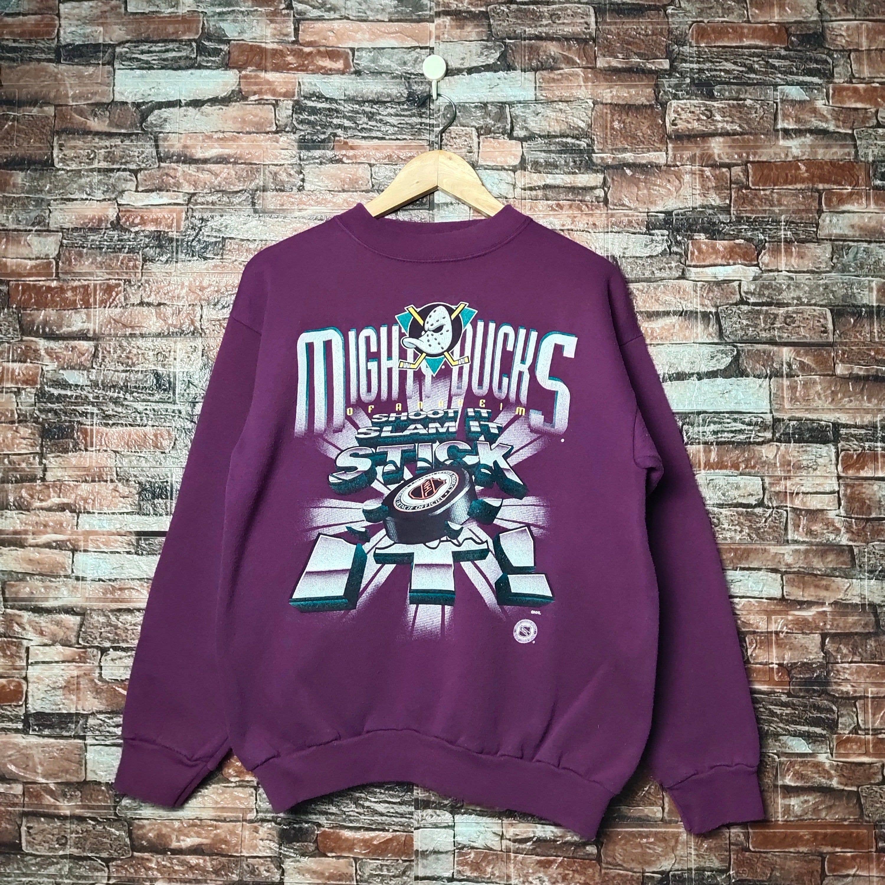 Vintage Mighty Ducks Ice Hockey Sweatshirt Crewneck Pullover