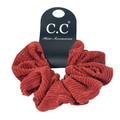 SCR-03 C.C Corduroy Scrunchie Burnt Henna