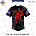 Across the spider verse 2099 Custom Baseball Jersey