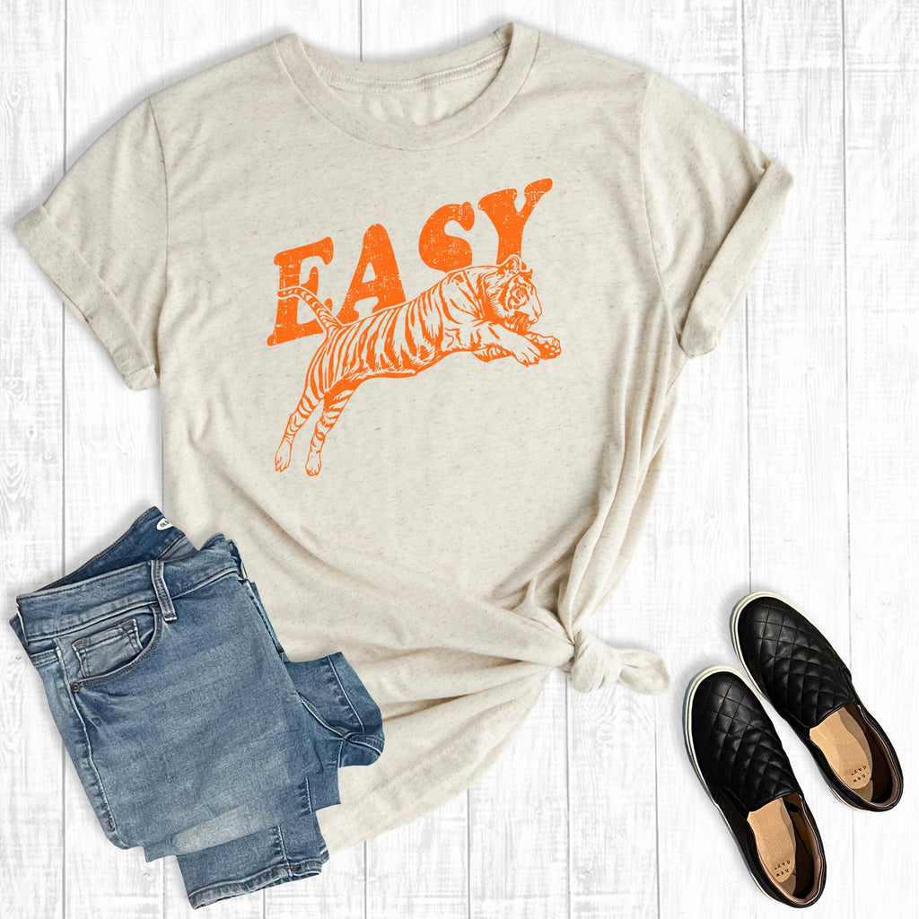 Funny Easy Tiger Graphic Tee