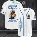 BEST Admiral Nelson's Spiced Rum white Baseball Jersey