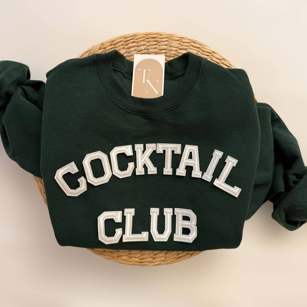 Cocktails Club Sweatshirt, Funny Sweatshirts
