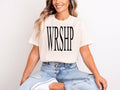 New Worship Christian Cream Bella Women's Graphic Tee
