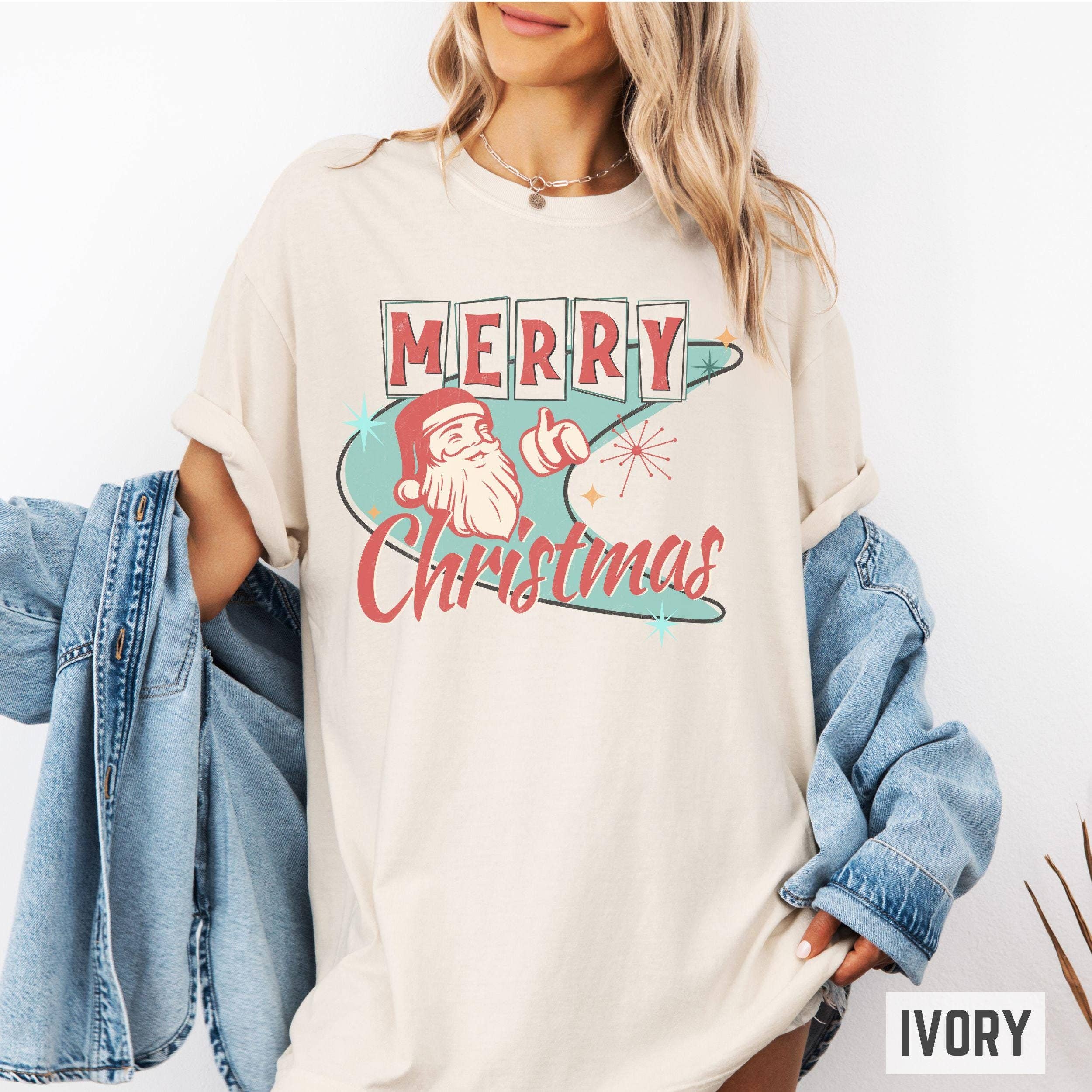 Retro Christmas Shirt - Merry Christmas Graphic Tee