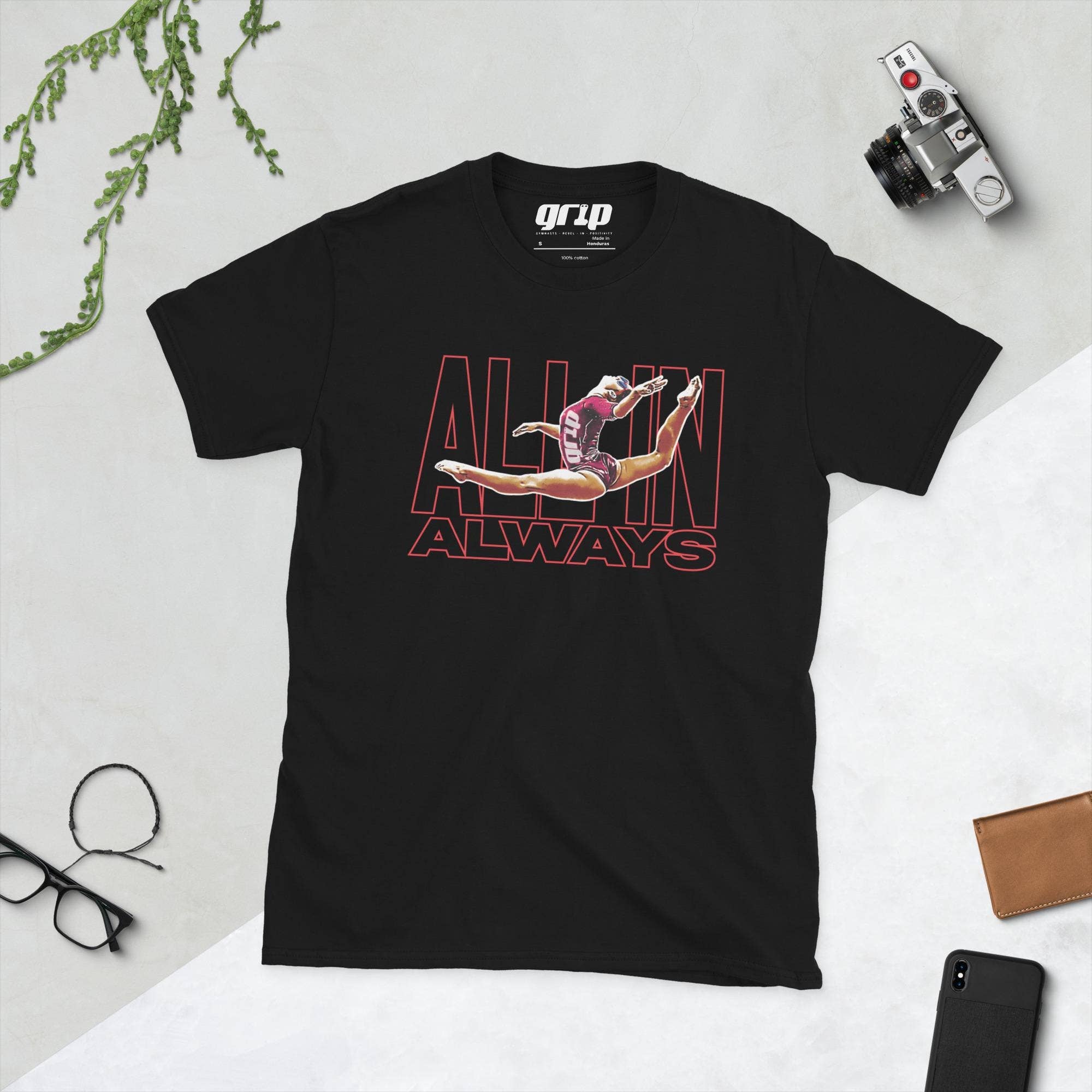 Adult Gymnastics T-Shirt All in Always, Unisex Fit