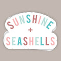 Sunshine + Seashells (Decal)