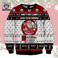 Ain t No Law When You re Drinking Ketel One Vodka With Claus Ugly Christmas Sweater