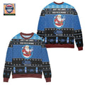 Aint No Laws When Youre Drinking Bud Light With Claus Ugly Christmas Sweater Black Blue