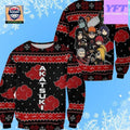 Akatsuki Naturo Akatsuki 3d Ugly Christmas Sweater