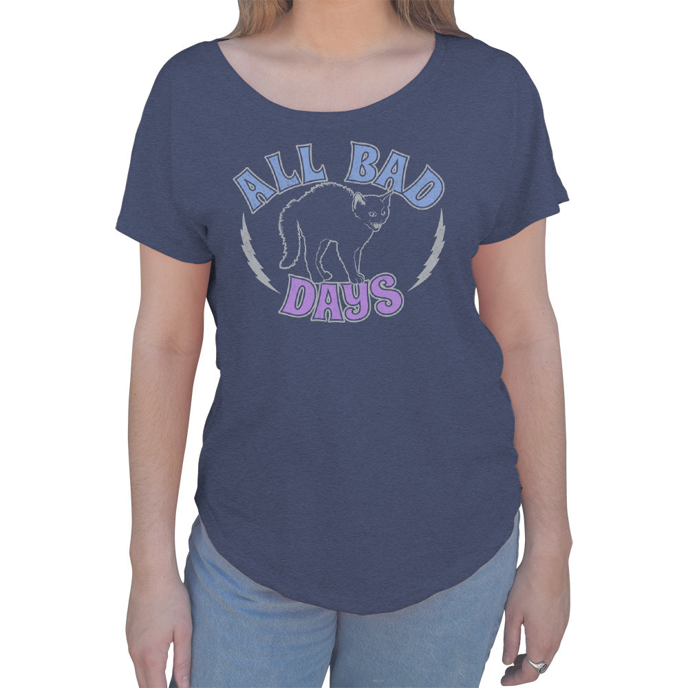 Women's All Bad Days Scoop Neck T-Shirt