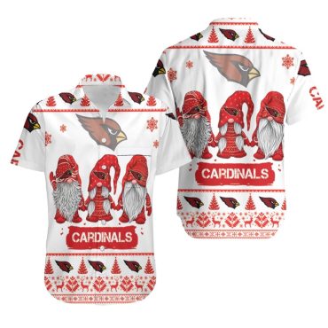 Arizona Cardinals Festive Gnome Hawaiian Shirt