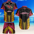 Arizona Cardinals Hawaiian Ensemble Collection Shirt Short