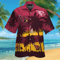 Arizona Cardinals Tropical Hawaiian Shirt Short Sleeve