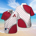 Arizona Diamondbacks Hawaiian Tropical Design Short Sleeve Shirt Elegance