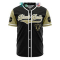 BEST Asta Black Bulls Black Clover Baseball Jersey