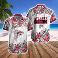 Atlanta Falcons Floral Vibes Hawaiian Shirt