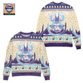 Auryn The Neverending Story Pine Tree Pattern Ugly Christmas Sweater
