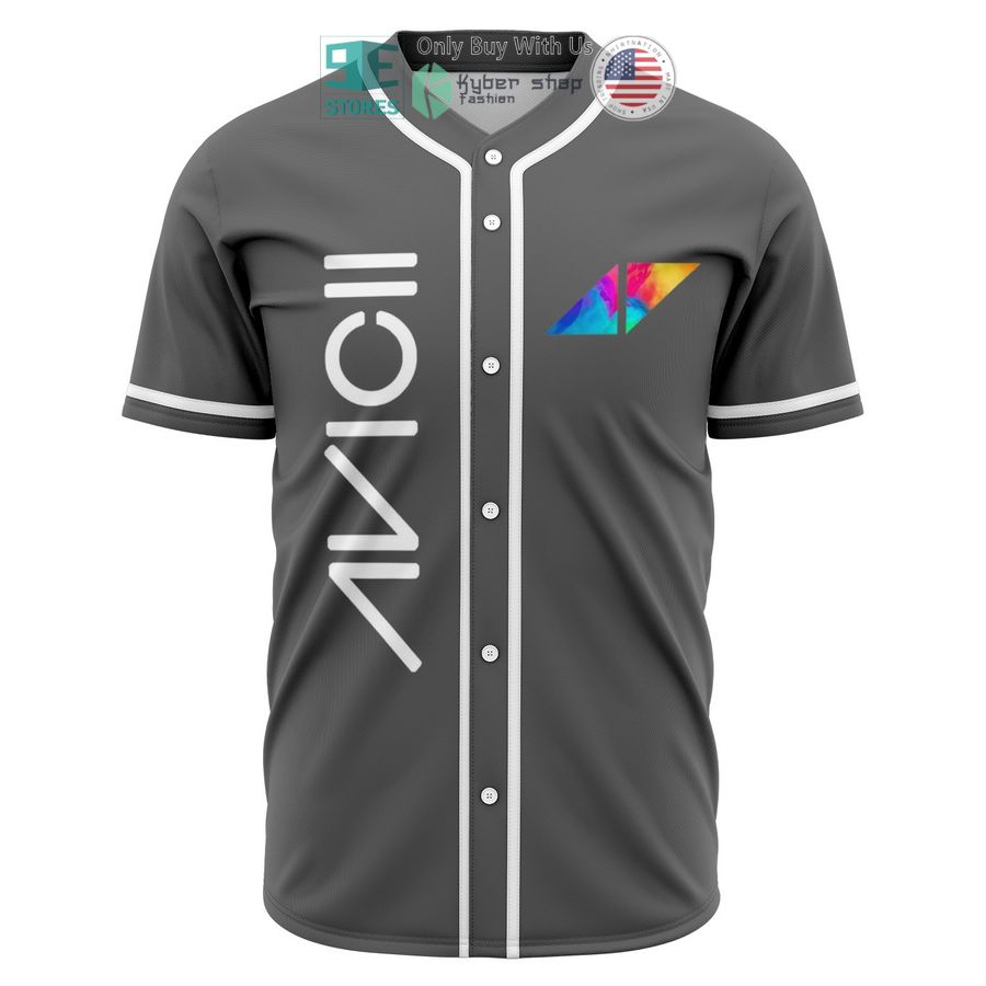 BEST Avicii grey Baseball Jersey