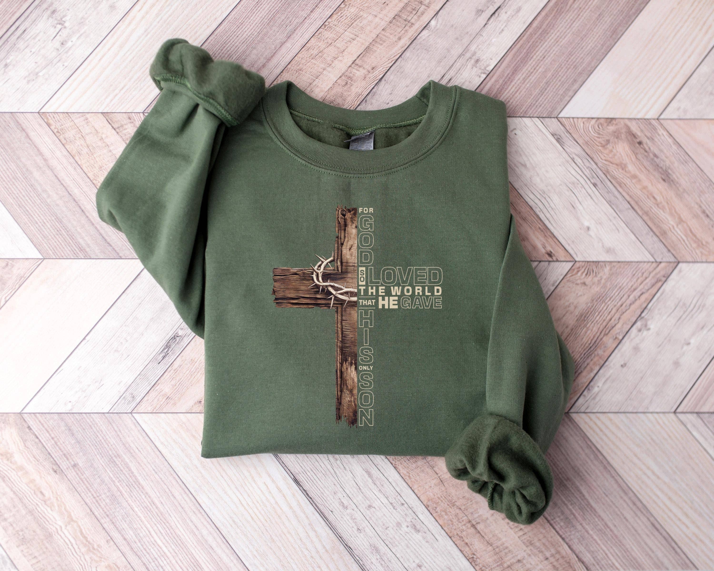 For God So Loved the World Christian Tee