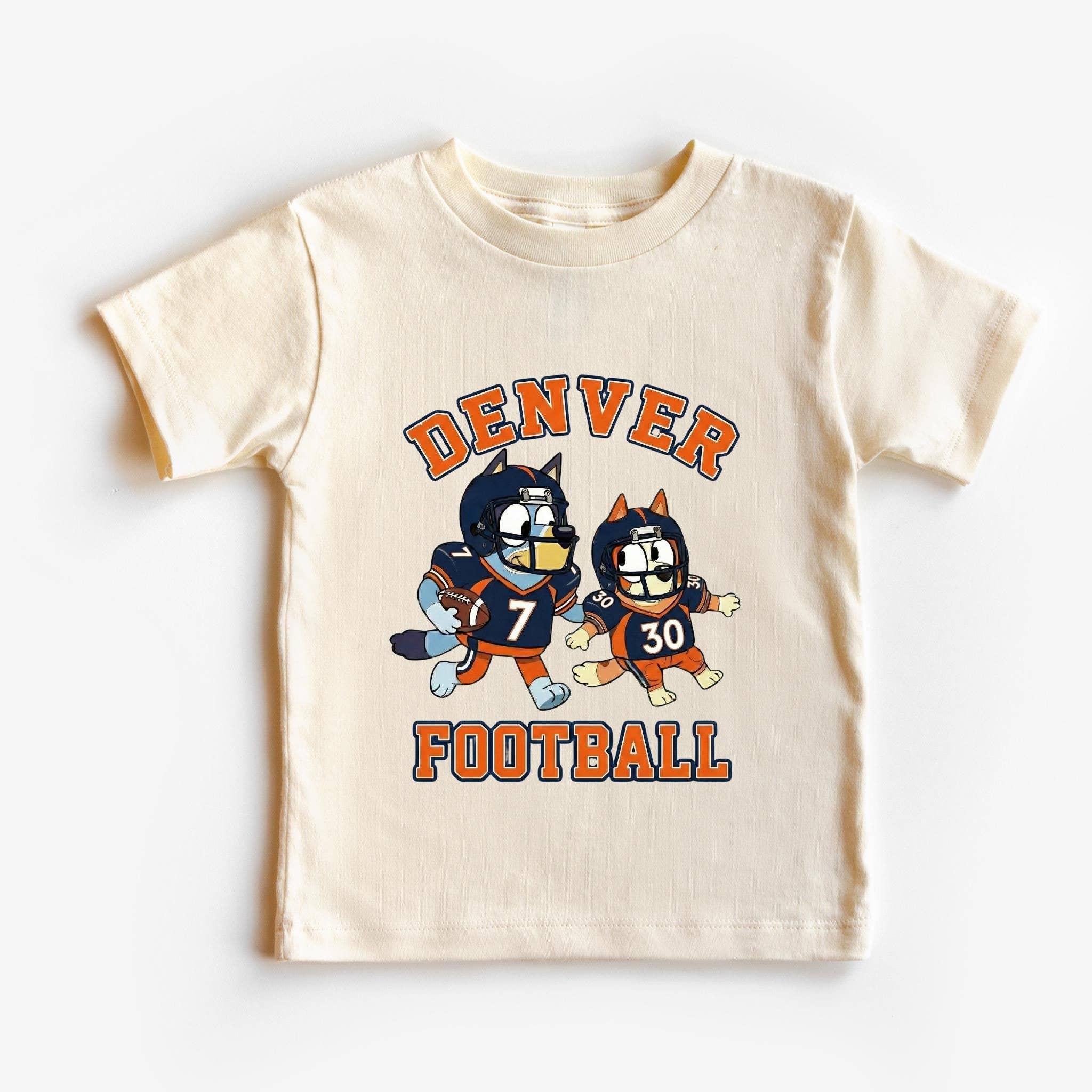 Denver Football Dog Bingo Game Day Tee Kids Adult
